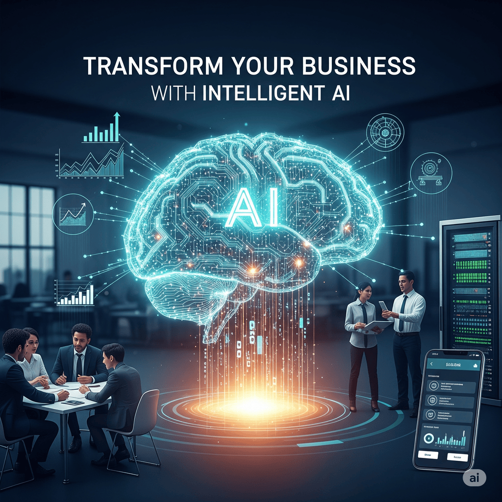 AI and Machine Learning Illustration